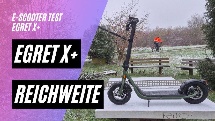 Egret X+ Reichweitentest (48V, 14AH, 500W)
