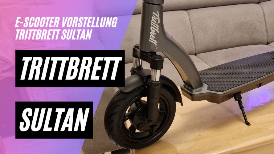 Trittbrett Sultan Vorstellung und Probefahrt (36V, 15AH, 500W)