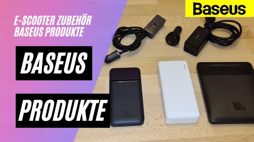 Baseus Produkte 3x Powerbank, USB-Ladegeräte und KFZ USB-Ladegeräte