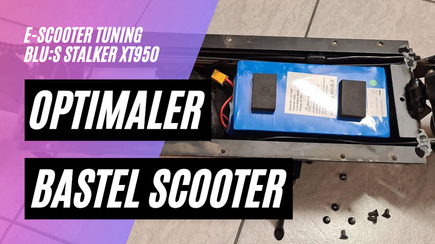Blu:s Stalker 950XT der optimale Bastelscooter