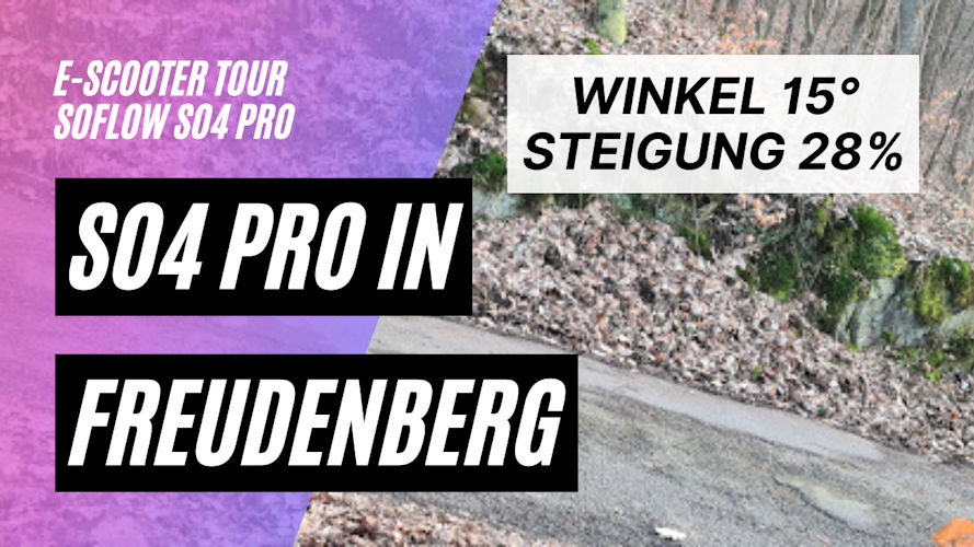 Soflow So4 Pro Bergfahrt extrem 2 in Freudenberg