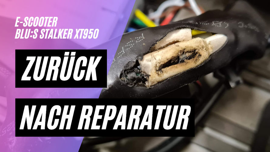 Blu:s Stalker XT950 zurück nach Reparatur + Tuning Displays