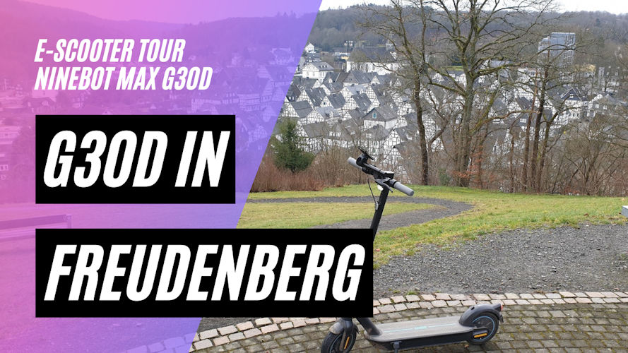 Ninebot Max G30D Bergfahrt extrem in Freudenberg (mit 1.5.4 Power Update)