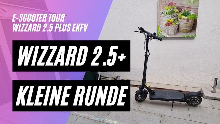 Kleine Runde mit dem Wizzard 2 5 Plus (eKFV)