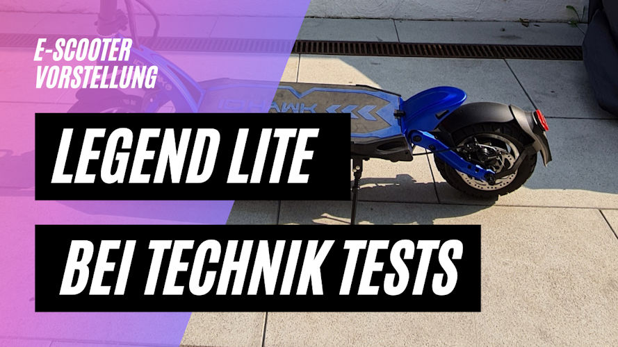 Legend Lite auf dem Technik Tests Berg