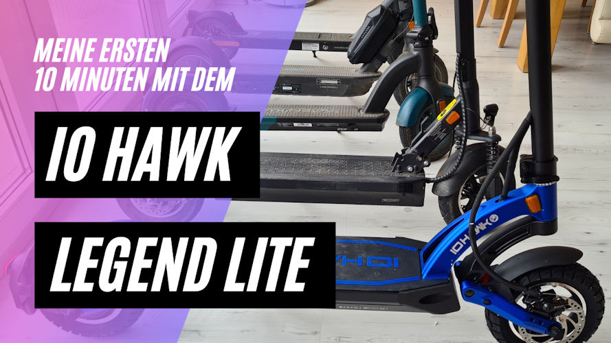 Meine ersten 10 Minuten mit dem IO HAWK Legend LITE
