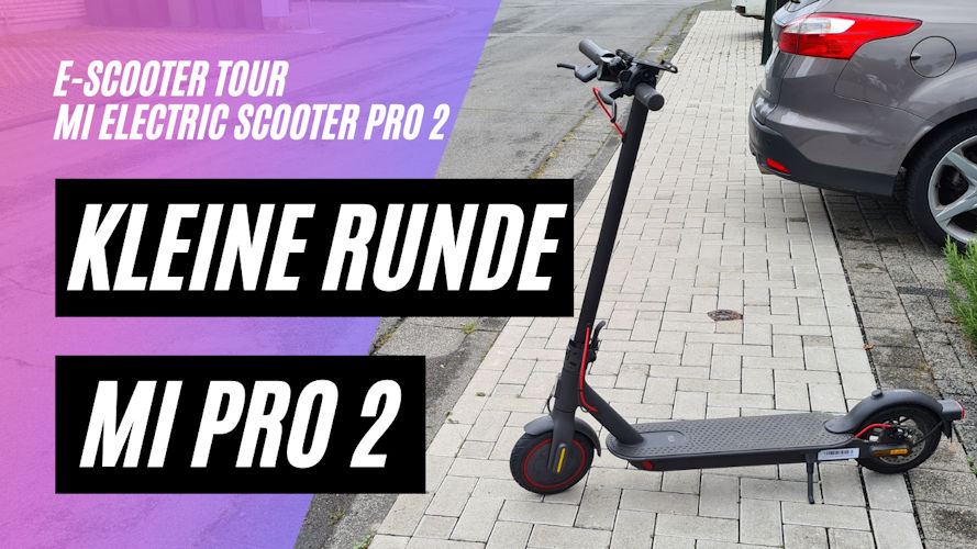 Kleine Runde mit dem MI Electric Scooter Pro 2 (MI PRO 2)