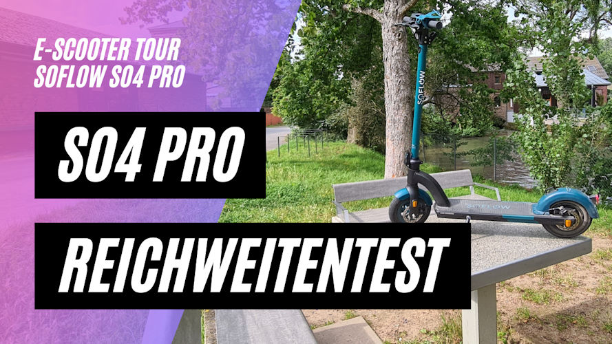 Soflow So4 Pro Reichweitentest im Sport Modus (28,6 km bei 121kg Fahrergewicht)