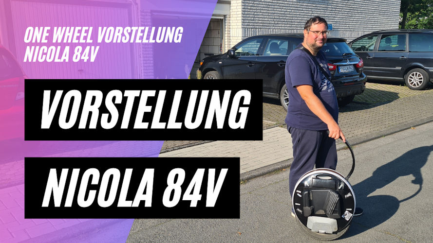 Elektrisches Einrad - GOTWAY NIKOLA 84V 1300Wh (EUC - Electric Unicycle)