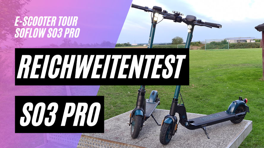 Soflow So3 Pro Reichweitentest, Wie schlägt er sich im Vergleich zum MI PRO 2 und zum ePF-1 PRO