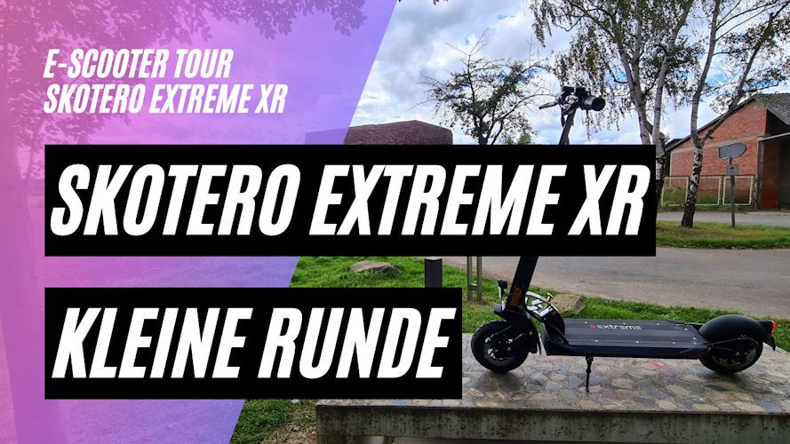 Kleine Runde mit dem Skotero Extreme XR (52V 26AH 500W Motor)