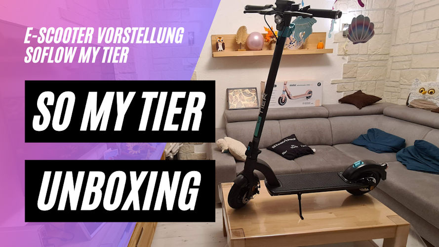 SO MY TIER Unboxing (48V 500W 10,5AH 17kg 150kg Zuladung) Kein Getriebemotor