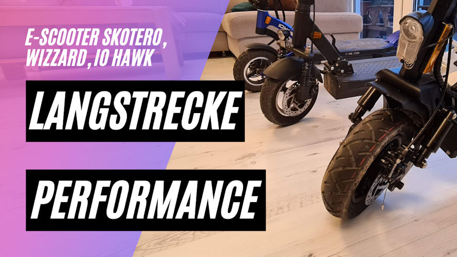 Performance Test 3: IO HAWK Legend LITE, Wizzard 2.5 Plus eKFV, Skotero Extreme XR mit DRAGY GPS