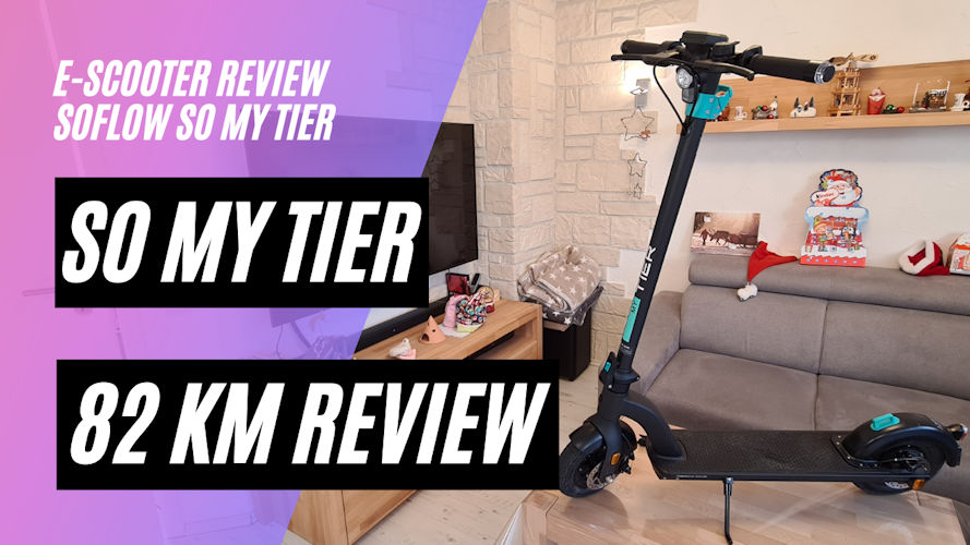 SO MY TIER Review nach 82 km (48V 500W 10,5AH 17kg 150kg Zuladung) Kein Getriebemotor