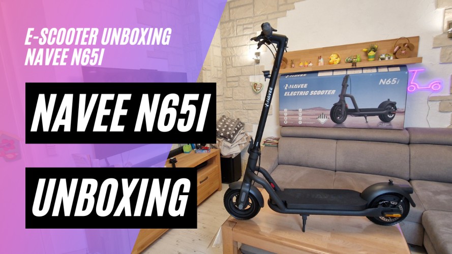 NAVEE N65i - Unboxing (48V; 12,5AH; 500W) E-Scooter mit ABE