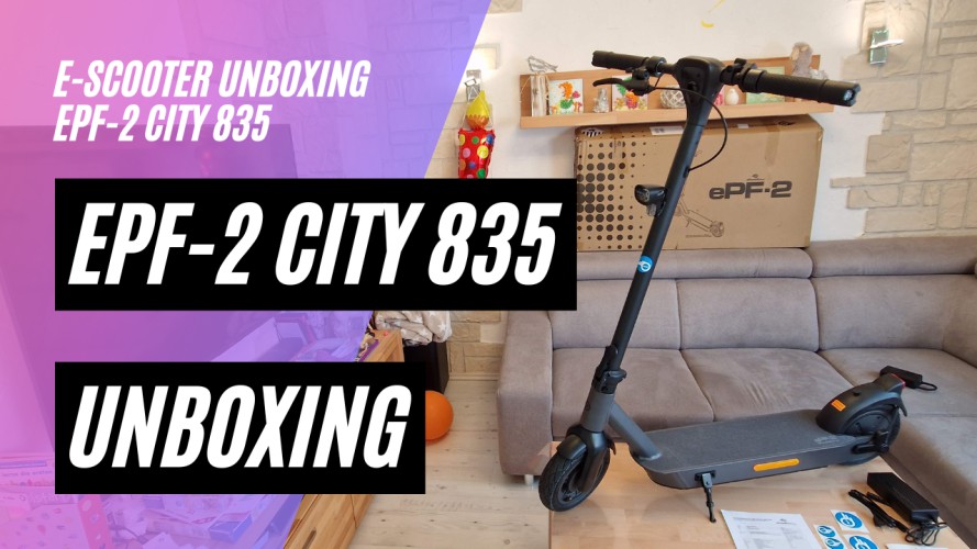 ePowerFun ePF-2 City 835 - Unboxing (48V; 17,4AH; 500W)