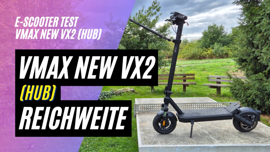 VMAX NEW VX2 HUB - Reichweitentest (48V;18,2AH;500W)