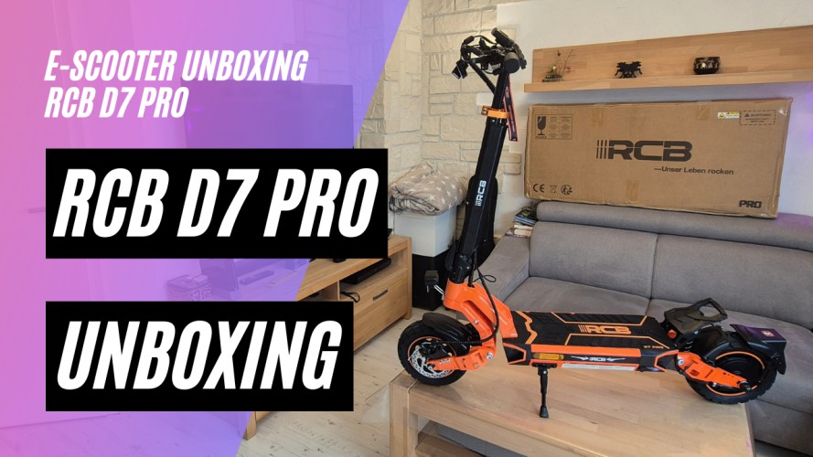 RCB D7 PRO ABE Ultra - Unboxing und Probefahrt (48V; 27AH; 500W)