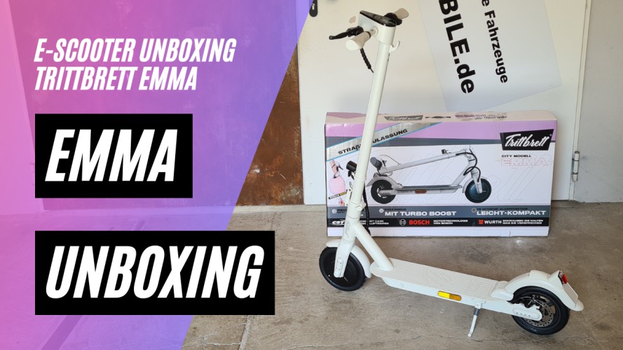 Trittbrett Emma Unboxing Gast bei AJ Automobile - E-Mobile - Eifel (36V; 7,8AH, 350W)