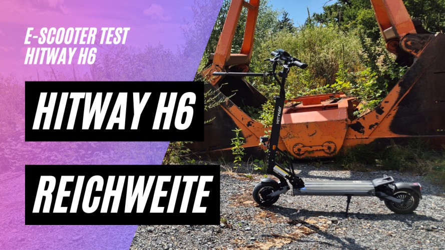 HITWAY H6  - Reichweitentest (48V; 15,6AH; 500W)