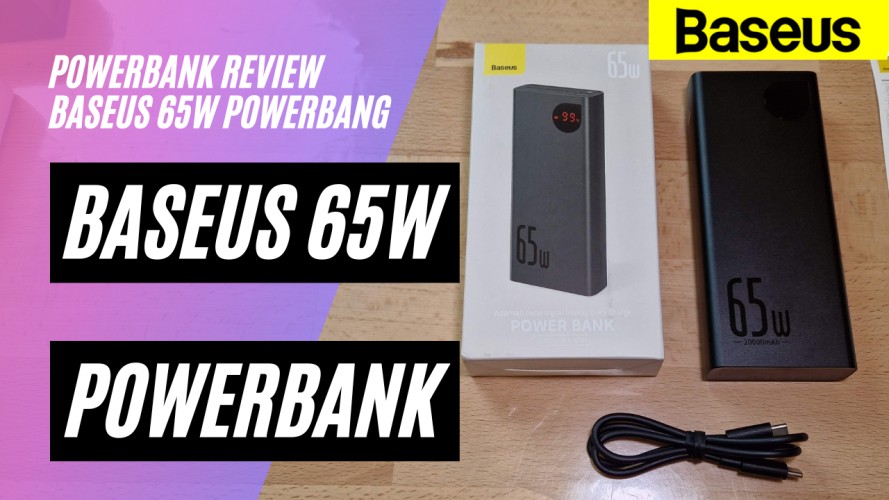Baseus 65W PD Powerbank mit 20000mAH
