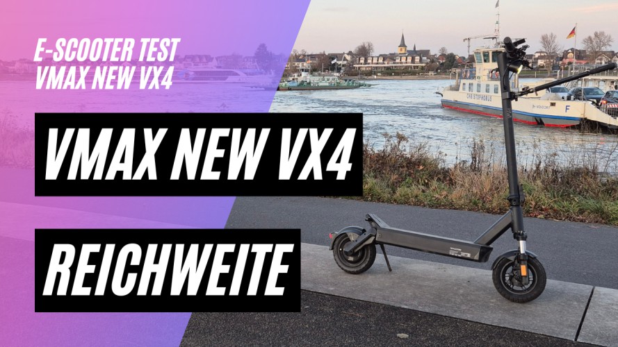 VMAX NEW VX4 - Reichweitentest (52V; 20,3AH; 500W)