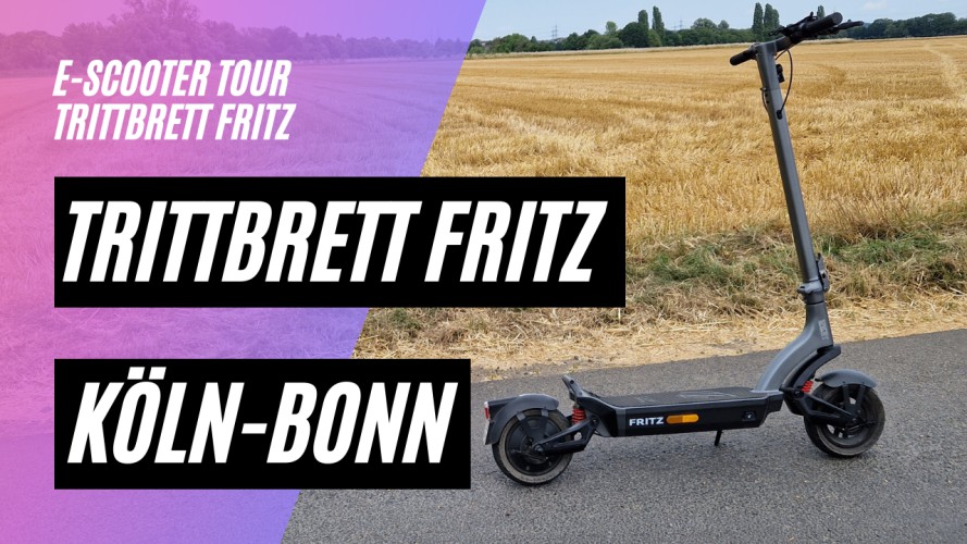 Trittbrett Fritz - Köln-Bonn Runde. Sommer Reichweite (48V, 18AH, 500W)