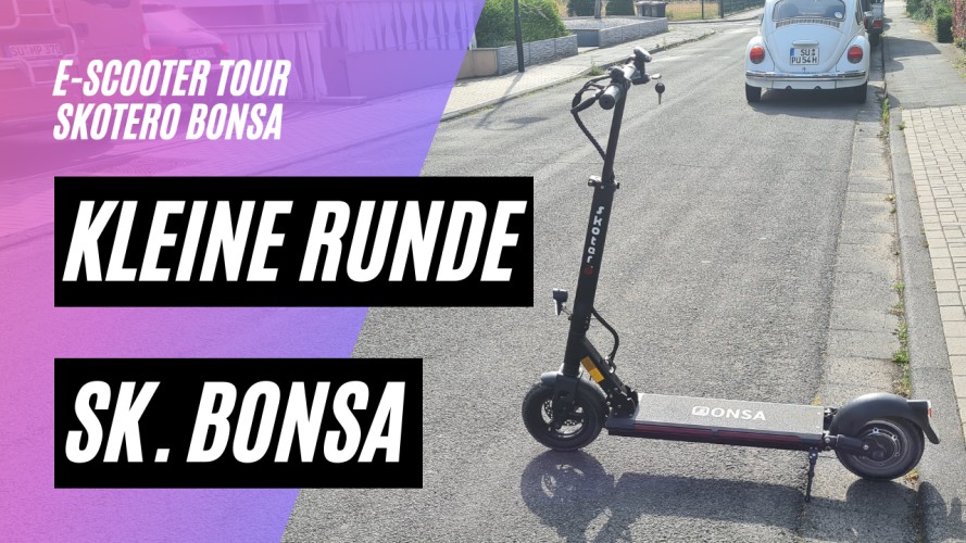 Skotero Bonsa - Kleine Runde (48V, 13AH, 500W, 120kg Zuladung)