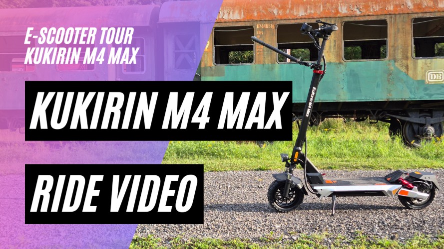 KuKirin M4 Max - Ride Video (48V; 18,2AH; 800W)