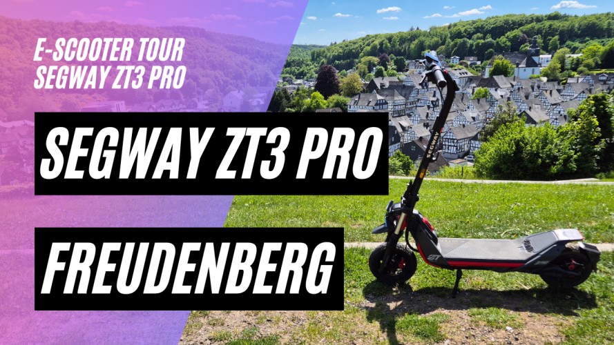 Segway ZT3 PRO - Bergtest in Freudenberg (48V; 12,75Ah; 500W)