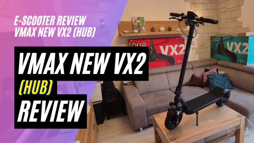 VMAX NEW VX2 HUB - Review nach ca. 100 km (48V;18,2AH;500W)