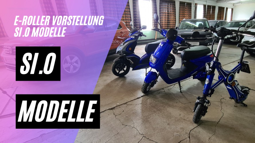 Si.o E-Roller S1.1, R1.1 und R1.2 Zu Gast bei AJ Automobile