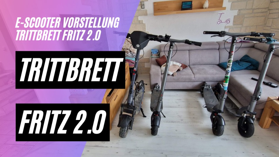 Trittbrett Fritz 2.0 - Vorstellung (48V, 18AH, 500W)