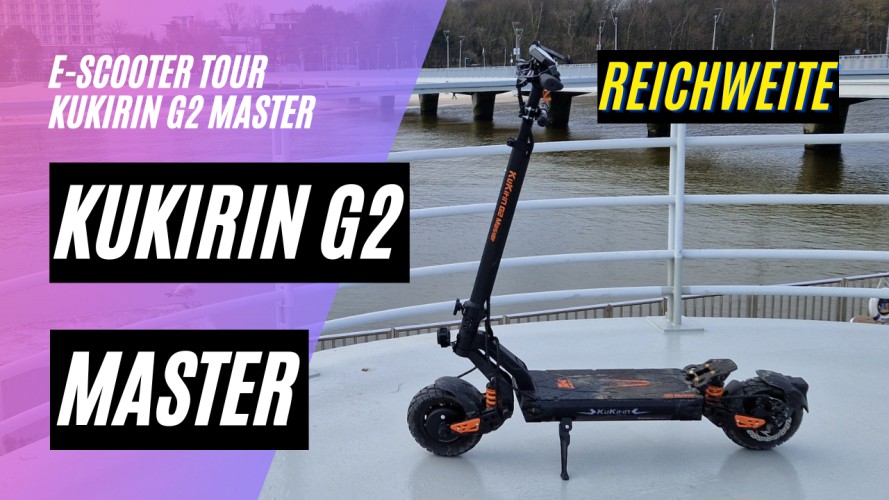 KuKirin G2 Master - Reichweitentest (2x1000W; 52V; 20,8AH) für unter 1000€