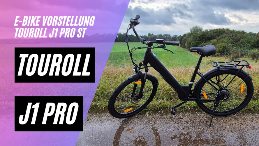 Touroll J1 PRO - Vorstellung und Testfahrt (36V; 15,6AH; 250W)