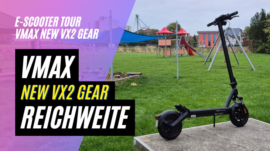 VMAX NEW VX2 Gear - Reichweitentest (48V; 10,4AH; 500W)