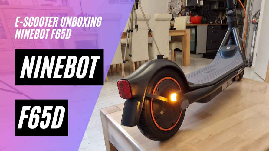 Ninebot F65D - Unboxing (48V, 12AH, 400W)