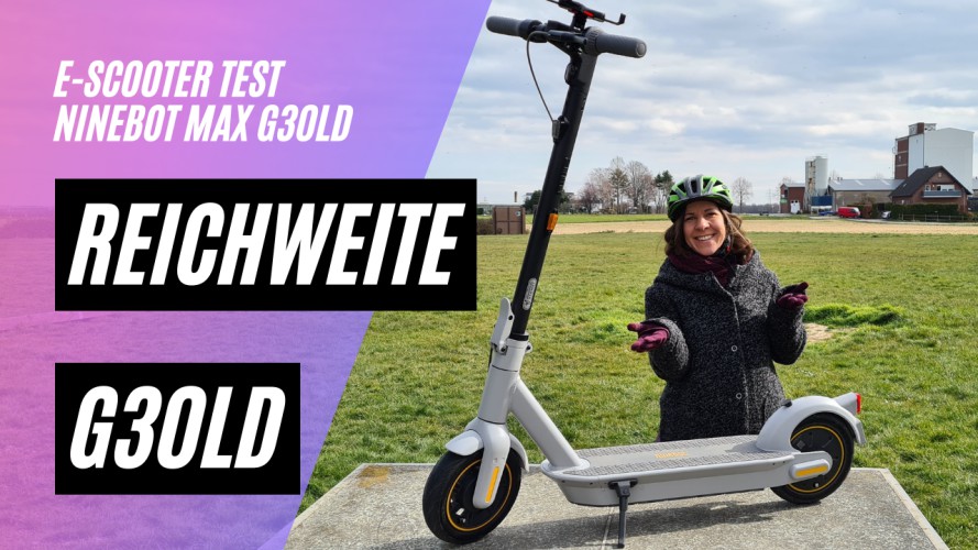 Ninebot Max G30LD Reichweitentest (36V; 10,2AH; 350W; 10 Zoll)