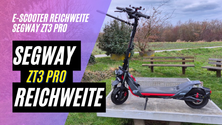Segway Ninebot ZT3 PRO - Winter Reichweitentest (48V; 12,75Ah; 500W)