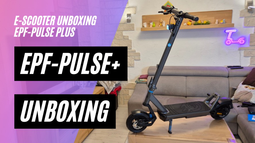 ePowerFun ePF-Pulse Plus - Unboxing und Probefahrt (48V; 20AH; 500W)