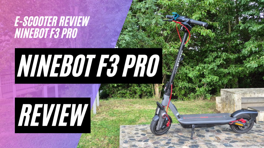 Ninebot F3 PRO D - Review (48V; 10,2AH; 500W)
