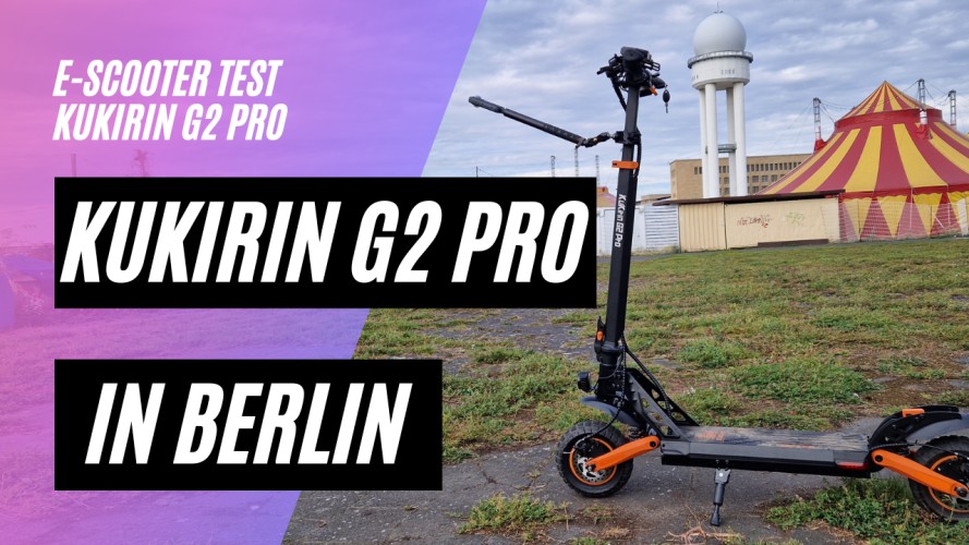 KuKirin G2 PRO auf dem Tempelhofer Feld in Berlin (48V, 15AH, 600W, 45km/h)