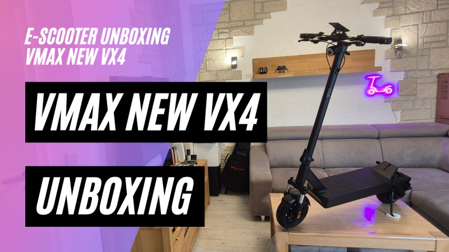 VMAX NEW VX4 - Unboxing und Probefahrt (52V; 20,3AH; 500W)