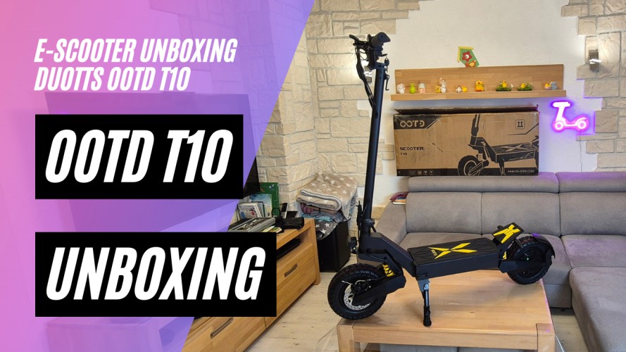 DUOTTS OOTD T10 - Unboxing (48V; 13AH; 500W)