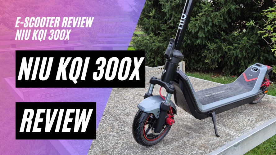 NIU KQi 300X - Review nach ca. 70 km (48V; 12,5AH; 500W)