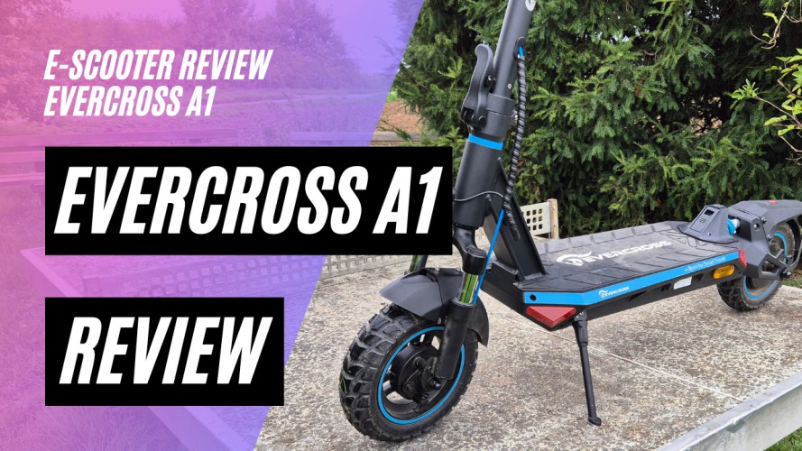 Evercross A1 - Review nach ca. 70km (48V; 15,3AH;500W)