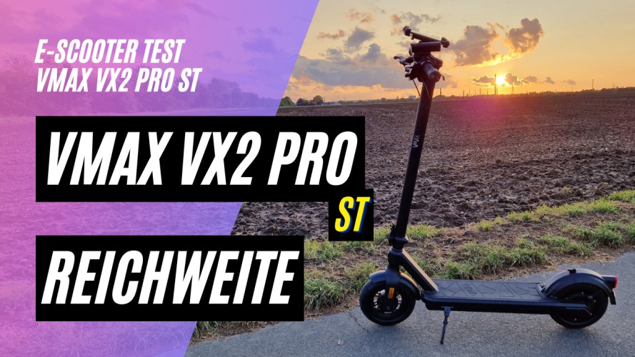 VMAX VX2 PRO ST - Reichweitentest (48V; 13AH; 500W)