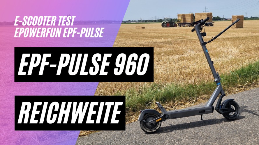 ePowerFun ePF-Pulse 960 - Reichweitentest (48V, 20AH, 500W)