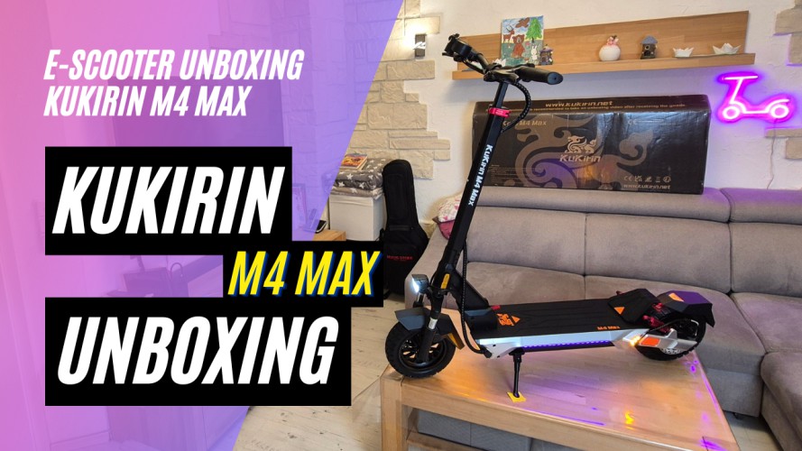 KuKirin M4 Max - Unboxing (48V; 18,2AH; 800W)