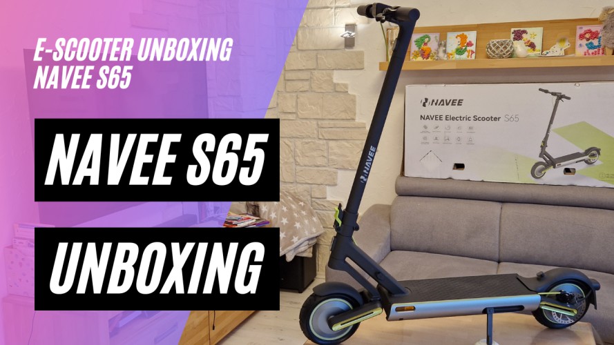 NAVEE S65 Unboxing (48V; 12,75AH; 500W Getriebemotor; 120kg Zuladung)